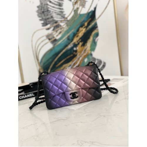 Chanel Mirage báránybőr válltáska AS1116 fekete