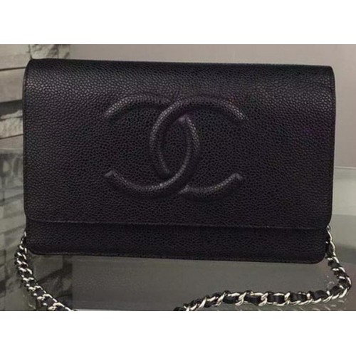 Chanel Flap Válltáska Cannage Mintával A5373 Fekete