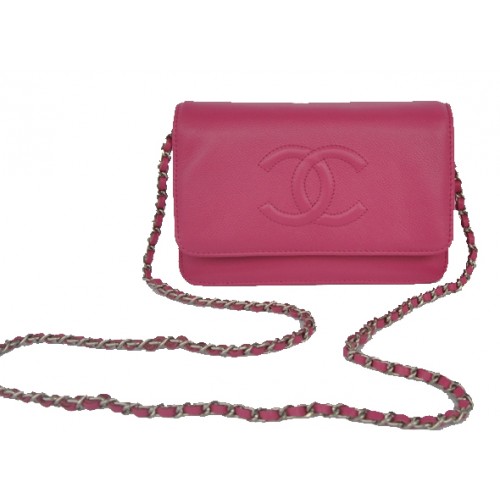 Chanel Flap Válltáska Rózsaszín Borjúbőr CHA33817 Ezüst
