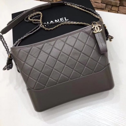 Chanel GABRIELLE Eredeti Válltáska A93842 szürke