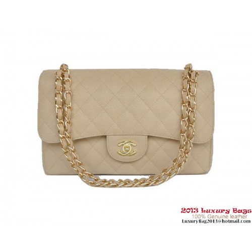 Chanel Jumbo Steppelt Klasszikus Cannage Patterns Flap Táska A58600 Barackos Arany