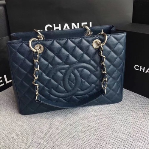 Chanel LE Boy Grand bevásárlótáska GST Royal Cannage Pattern A50995 ezüst