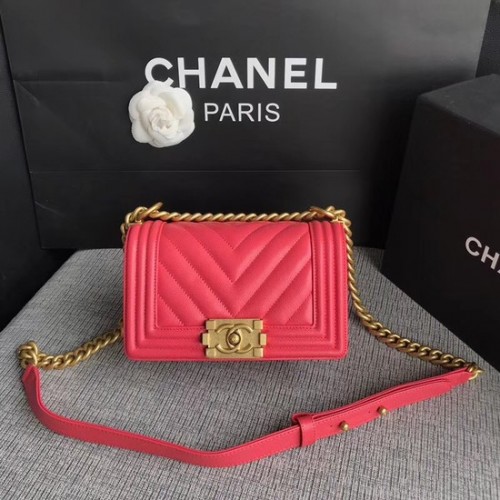 Chanel Le Boy Flap Válltáska Eredeti Kaviár Bőr P67085 Rózsaszín Arany Csattal