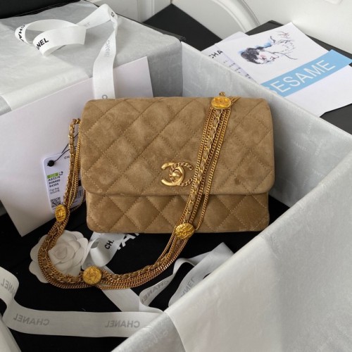 Chanel MINI FÜLES TÁSKA AS3378 barna