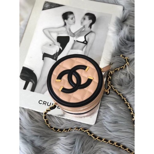 Chanel eredeti clutch lánccal A81599 rózsaszín
