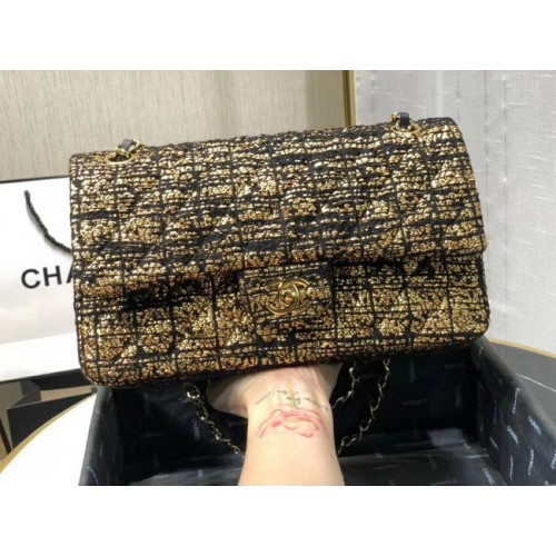 Chanel eredeti fedeles táska Twill soft A01112 arany