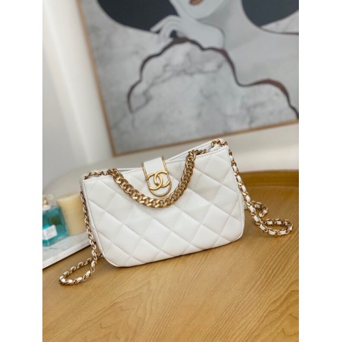 Chanel KIS HOBO TÁSKA AS3476 fehér