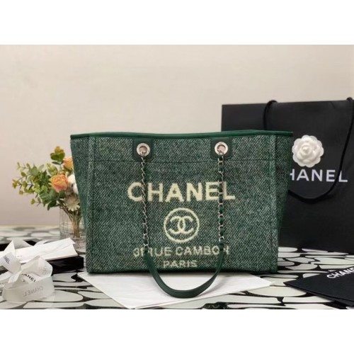 Chanel bevásárlótáska MM A67001 zöld