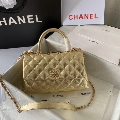 Chanel Kis Fülű Táska Felső Fogantyúval 92990 GOLD