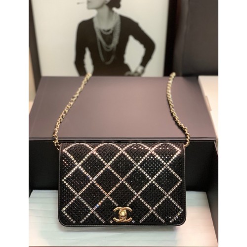 Chanel LÁNCOS PÉNZTÁRCA AP2853 Fekete