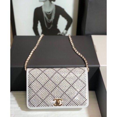 Chanel LÁNCOS PÉNZTÁRCA AP2853 fehér