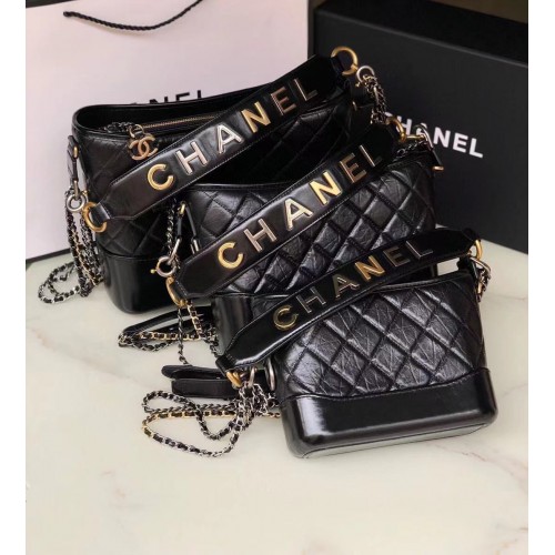 Chanel gabrielle kézitáska A93824 Fekete
