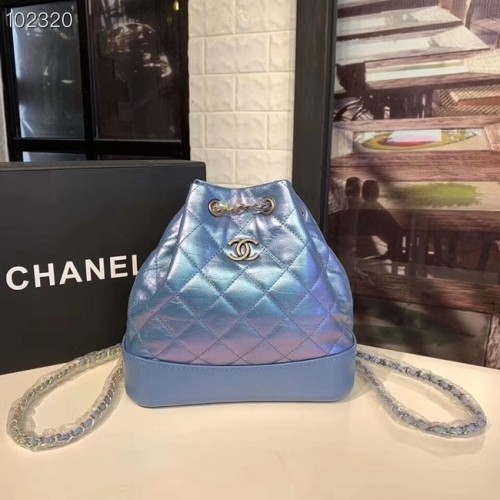 Chanel gabrielle kis hátizsák A94485 kék