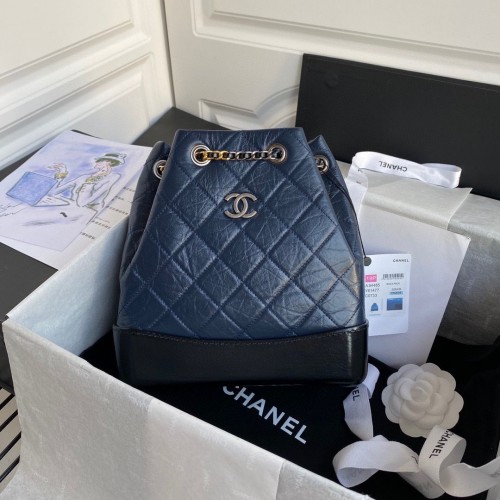 Chanel gabrielle kis hátizsák A94485 kék