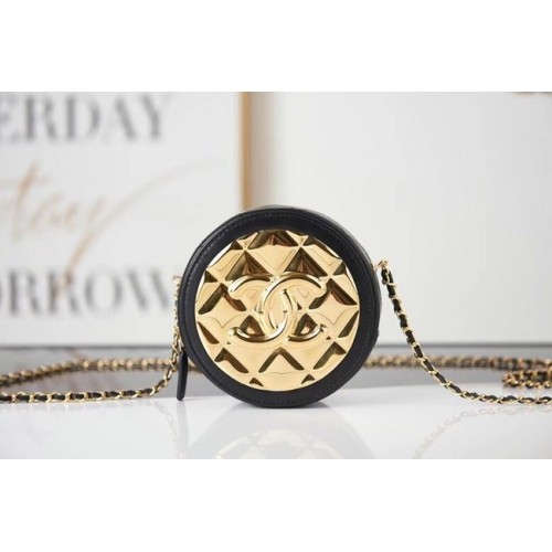 Chanel bőr válltáska AP2388 fekete