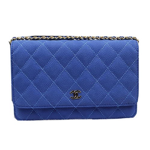 Chanel mini fedeles táska eredeti velúr bőr A33814 kék