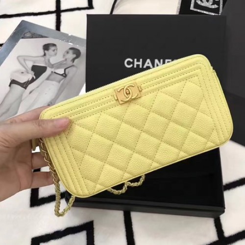 Chanel mini válltáska Cannage Pattern A94452 citrom