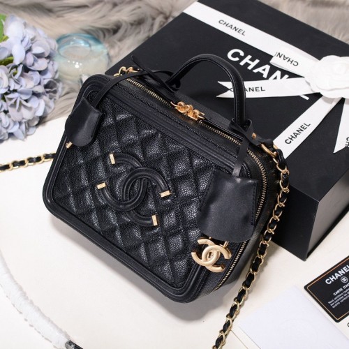 Chanel mini piperetáska eredeti A93342 fekete