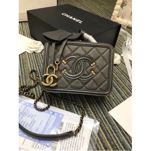 Chanel mini piperetáska eredeti A93342 fekete