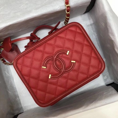 Chanel mini piperetáska eredeti A93342 piros