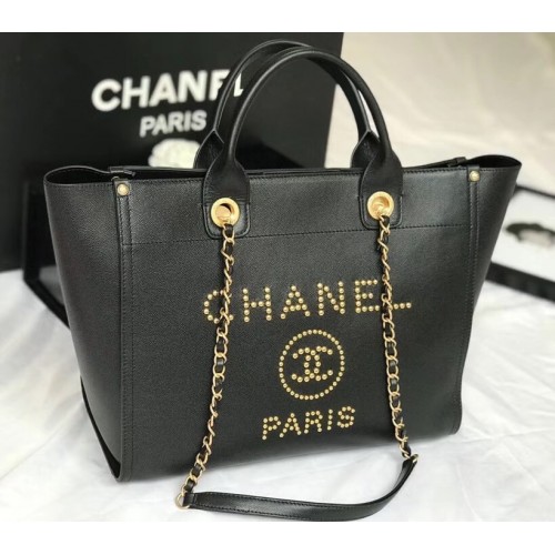 Chanel eredeti borjúbőr táska 78901 fekete