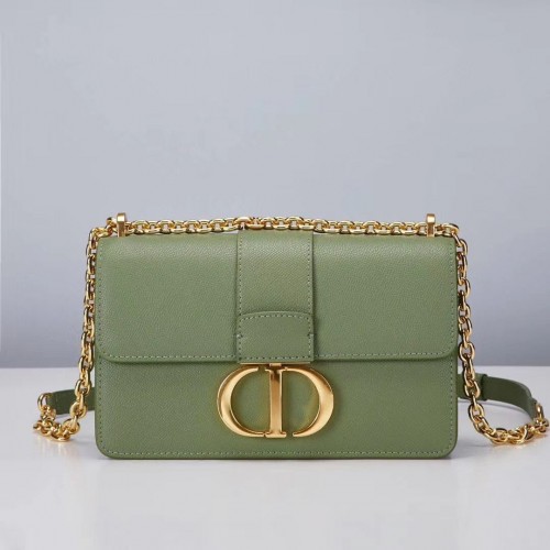 DIOR 30 MONTAIGNE TÁSKA Doboz Borjúbőr M9203UM Matcha zöld