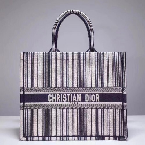 DIOR BOOK TOTE BAG TOILE DE JOUY M1287ZT Kék