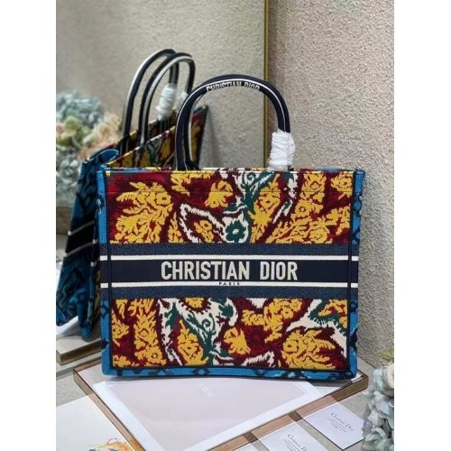 DIOR KÖNYVTÁSKA KÉK Többszínű Dior Paisley Hímzés M1287Z