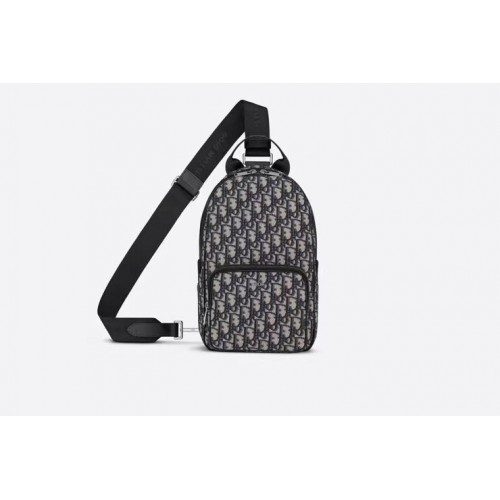 DIOR kék Dior ferde hímzés CN0130