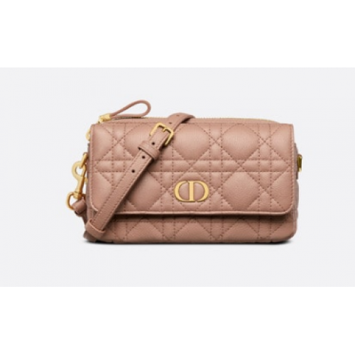 DIOR CARO LÁNCOS TASAK Rugalmas Cannage borjúbőr S5125UWH Piros