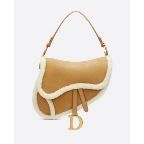 DIOR NYEREGTÁSKA Camel Színű Báránybőr M0446C