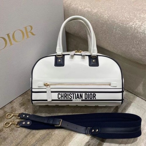 DIOR közepes bőr táska C9189 fehér