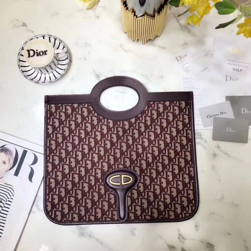 DIORQUAKE BARNA VÁSZON Kameratáska 063006 piros