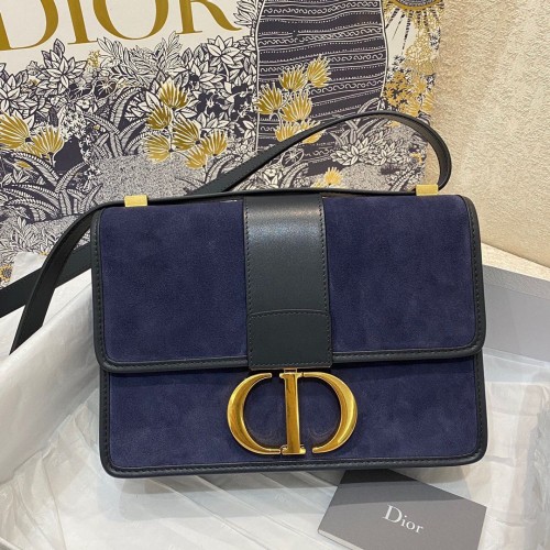 Dior 30 MONTAIGNE TÁSKA Matt Borjúbőr C9268 Sötétkék