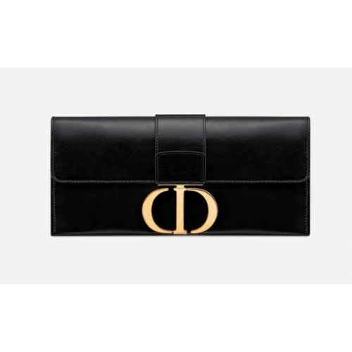 Dior 30 MONTAIGNE báránybőr Clutch táska M9206 fekete