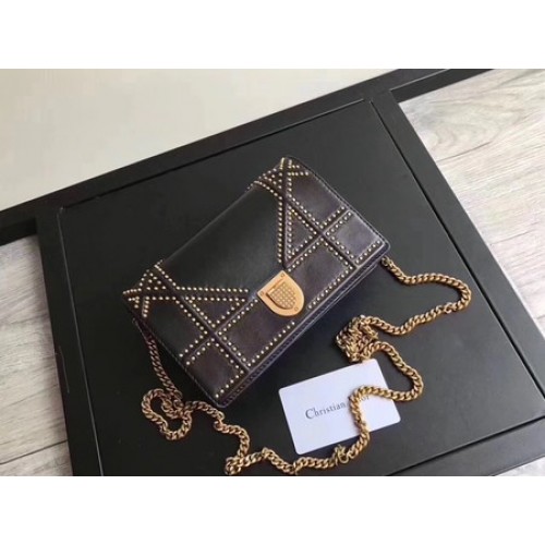 Dior Dioráma Táska Eredeti Báránybőr CD3709 Fekete