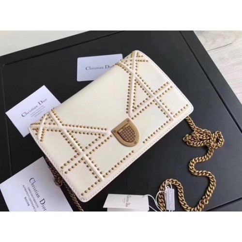 Dior Dioráma Táska Eredeti Báránybőr CD3709 Fehér