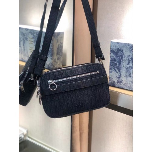 Dior Ferde Vászon Válltáska 5569 FEKETE