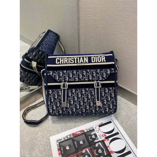 Dior Ferde Hímzés DIORCAMP TÁSKA M1291 Kék