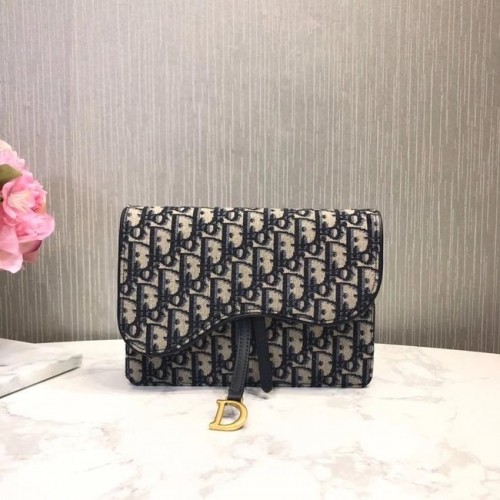 Dior Oblique Jacquard NYEREG NANO TÁSKA M447 Kék