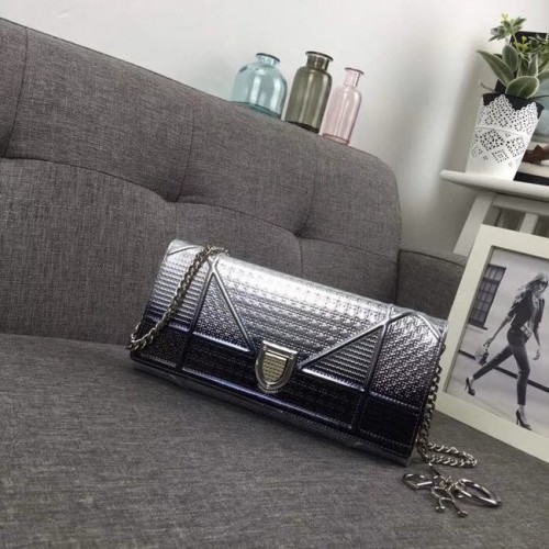 Dior Eredeti Marhabőr Mini Válltáska 3780 Ezüst&Fekete