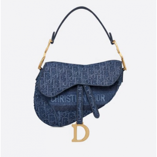 Dior NYEREG FARMER VÁSZON TÁSKA M928 kék