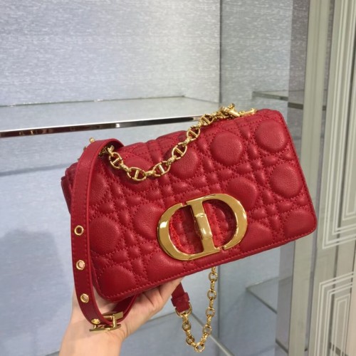 Dior KIS DIOR TÁSKA Puha Cannage Borjúbőr M9241 piros