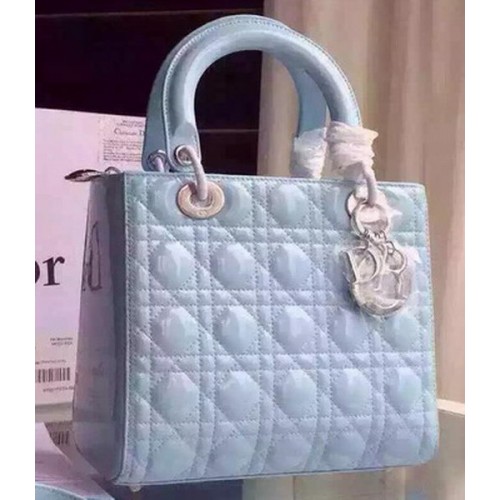 Dior Kis Női Dior Táska Lakkbőr CD5502 Világoskék