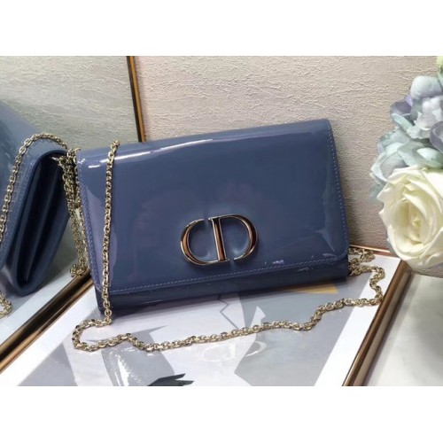 Dior bőr clutch táska M9205 kék