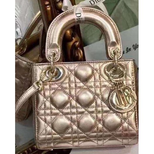 Dior mini Lady Dior Táska Eredeti Báránybőr Bőr CD5500 Ezüst