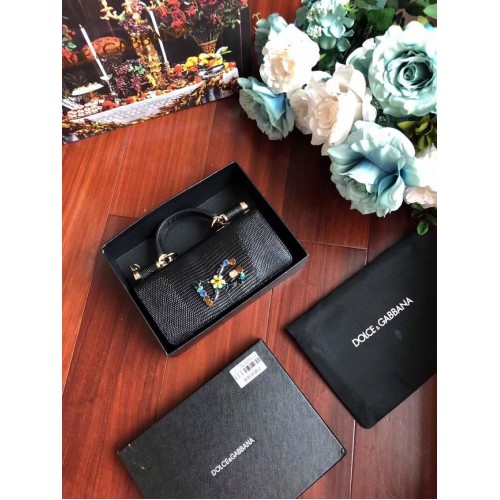 Dolce & Gabbana borjúbőr táska 1126 fekete