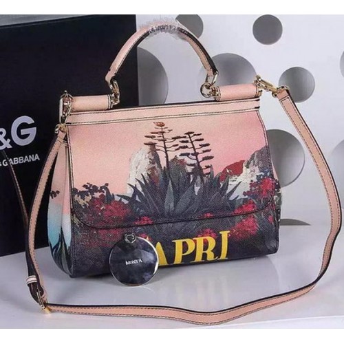 Dolce & Gabbana SICILY táska borjúbőrből BB4137TAD