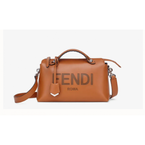 FENDI KÖZEPES BY THE WAY Bőr Boston Táska 8BL146A Barna
