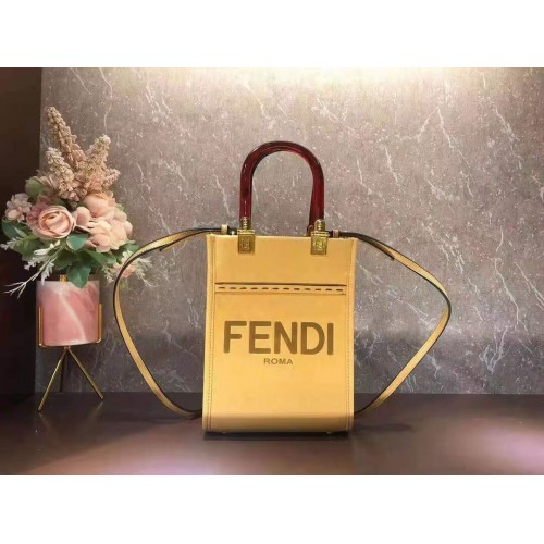 FENDI SUNSHINE SHOPPER bőr minitáska F1620 sárga